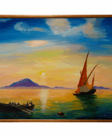 Dream Zatoka Neapolitańska - Obraz Olejny 80x50cm.