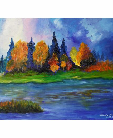 Wewnętrzny spokój - Obraz Olejny 50x70cm.