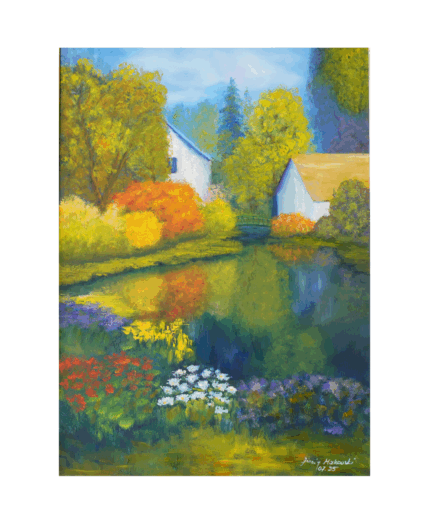 W ogrodzie M. - Obraz Olejny 50x70 cm.