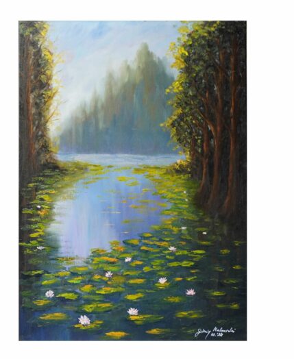 Odnaleziona radość - Obraz Olejny 70x50cm.